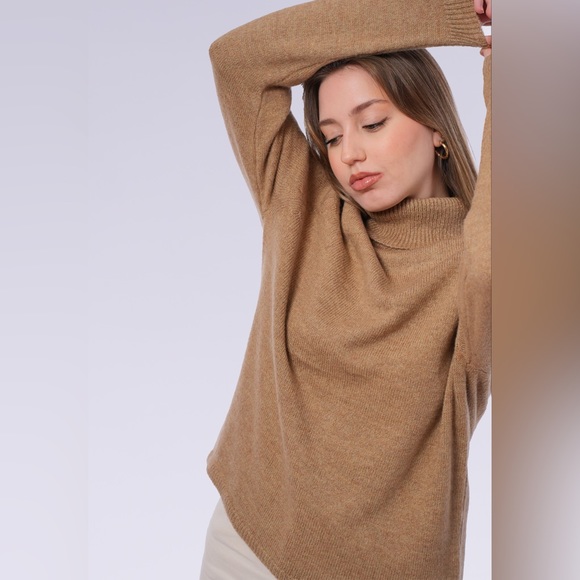 Minark Women’s Sweater Turtleneck Raglan Sleeve - Picture 4 of 4